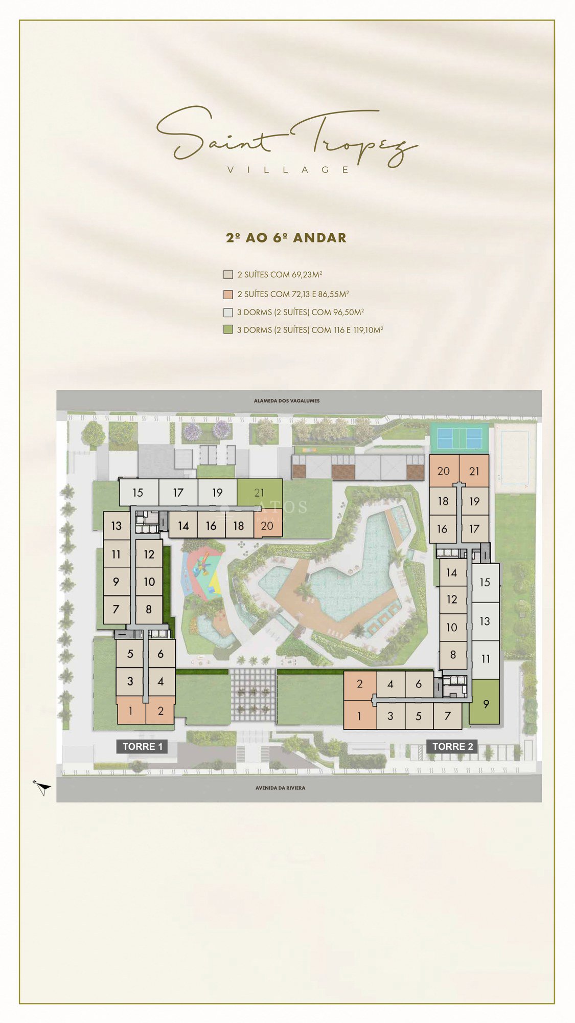 Planta — Saint Tropez Village